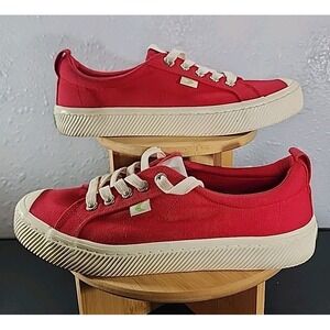 Cariuma OCA Low Women's Size 8 Mens 6.5 Sneakers Red